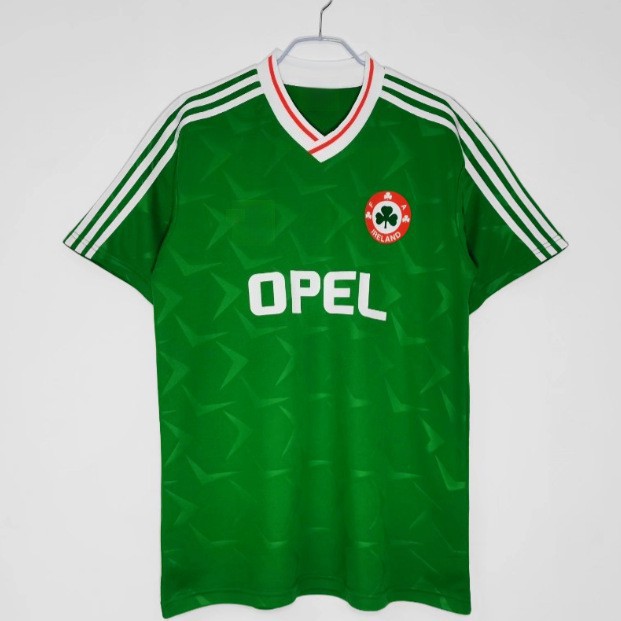Retro Cross-Border Popular Irish Short-Sleeved T-Shirt Sports Jersey Football Uniform Fan Football Jersey