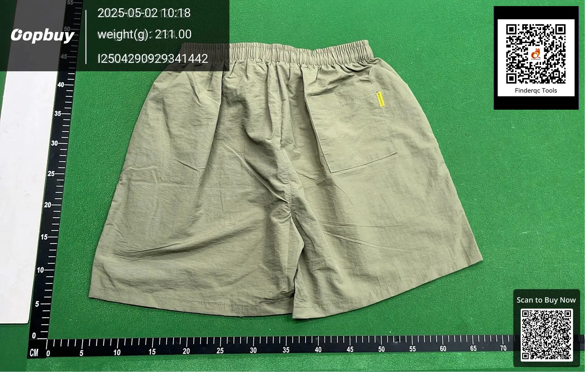 Jjjjound Nylon Casual Shorts Olive