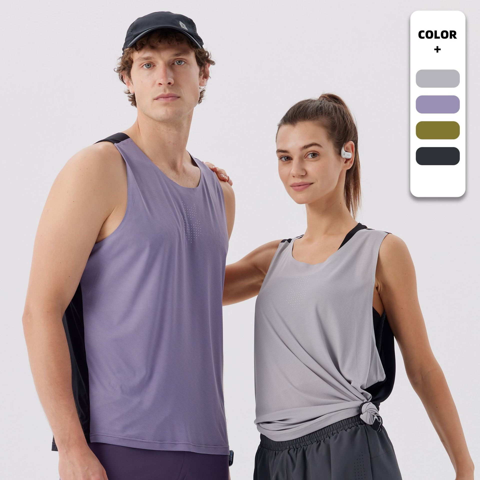New Quick-drying Sports Vest Men's Basketball Training Running Marathon Stretch Quick-drying Fitness Clothes Sleeveless T-shirt