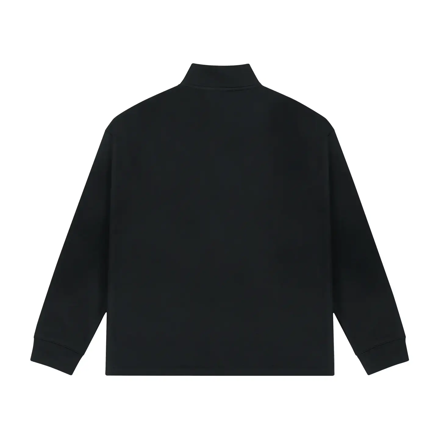 Idlt Loose-Fitting, Warm, Self-Heating Long-Sleeve Sweatshirt with Fleece, Half-Zip Stand Collar T-Shirt, Versatile and Casual