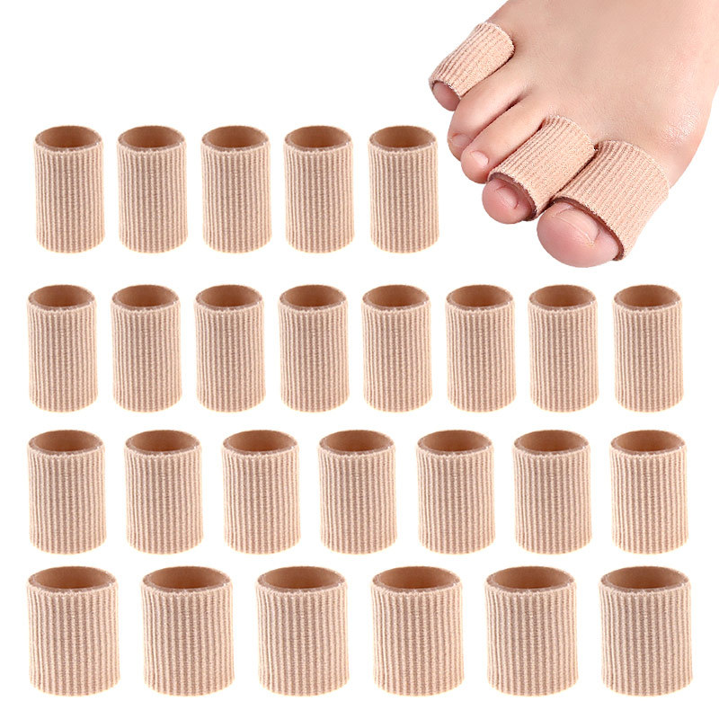Fiber Gel Toe Protector Finger Protector Eyelet Protector Anti-abrasion and Pain-relieving Overlapping Toe Protector Toe Splitter