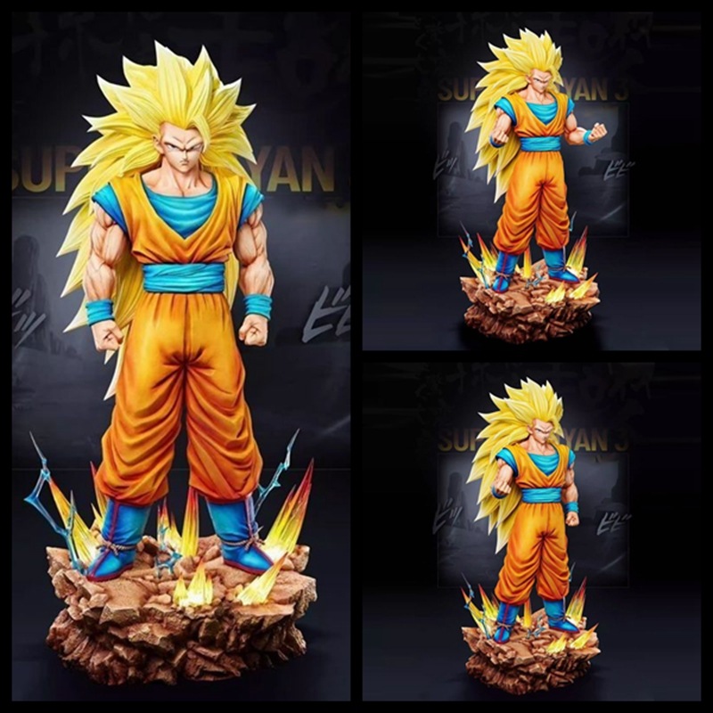 Super Saiyan Infinite Super 3 Goku 2.0 Statue Desktop Doll Model Ornament Anime Figure Wholesale