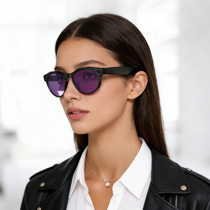 Cross-Border W611Pro Smart Glasses with 800W Pixel Camera, Music Listening, Bluetooth Calling, Ai Translation, and Bluetooth Sunglasses
