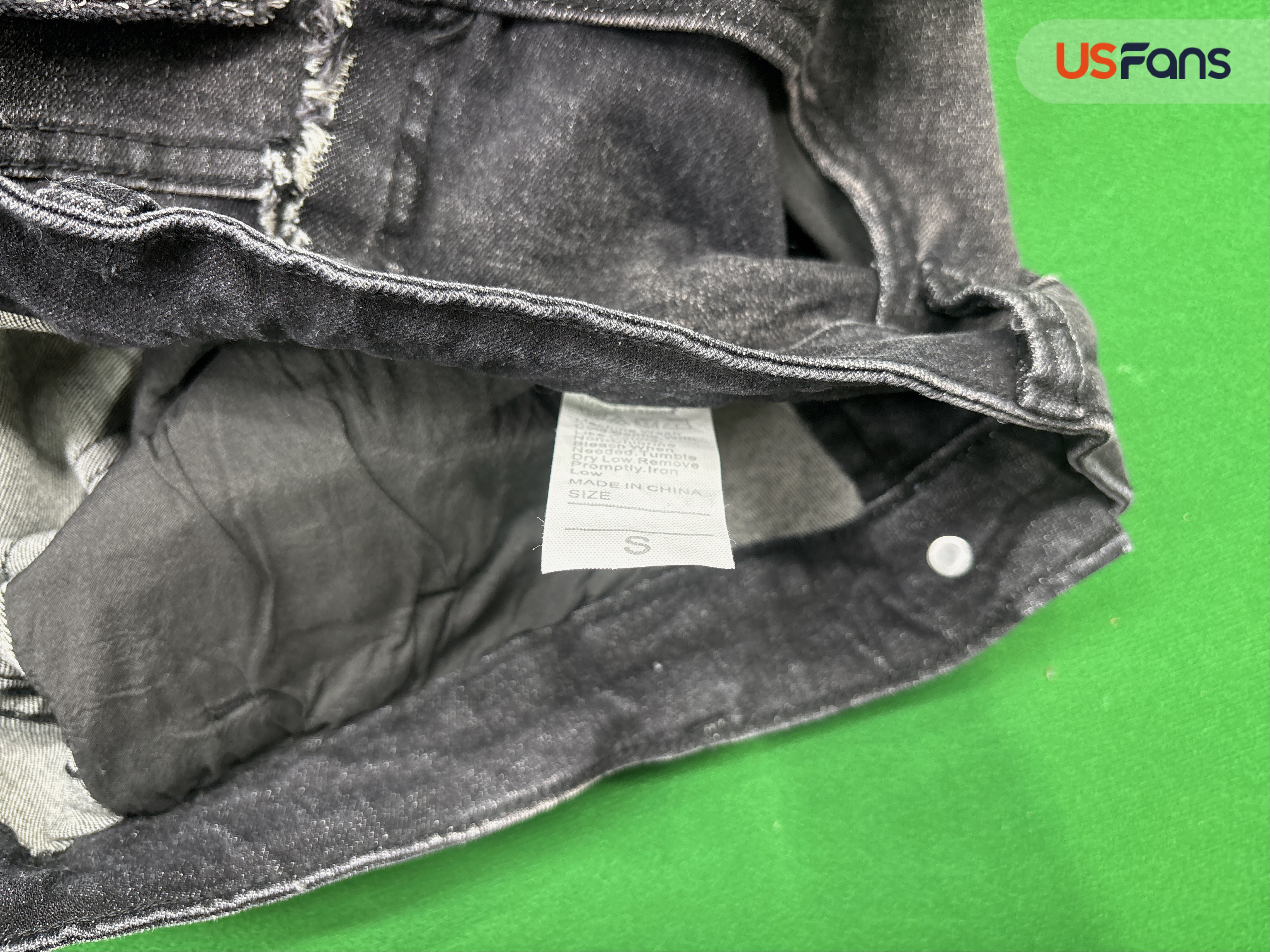 Men's Denim Tooling Straight Leg Pants European and American Fashion Ins Explosive Stretch Denim Laminated Men's Pants QC
