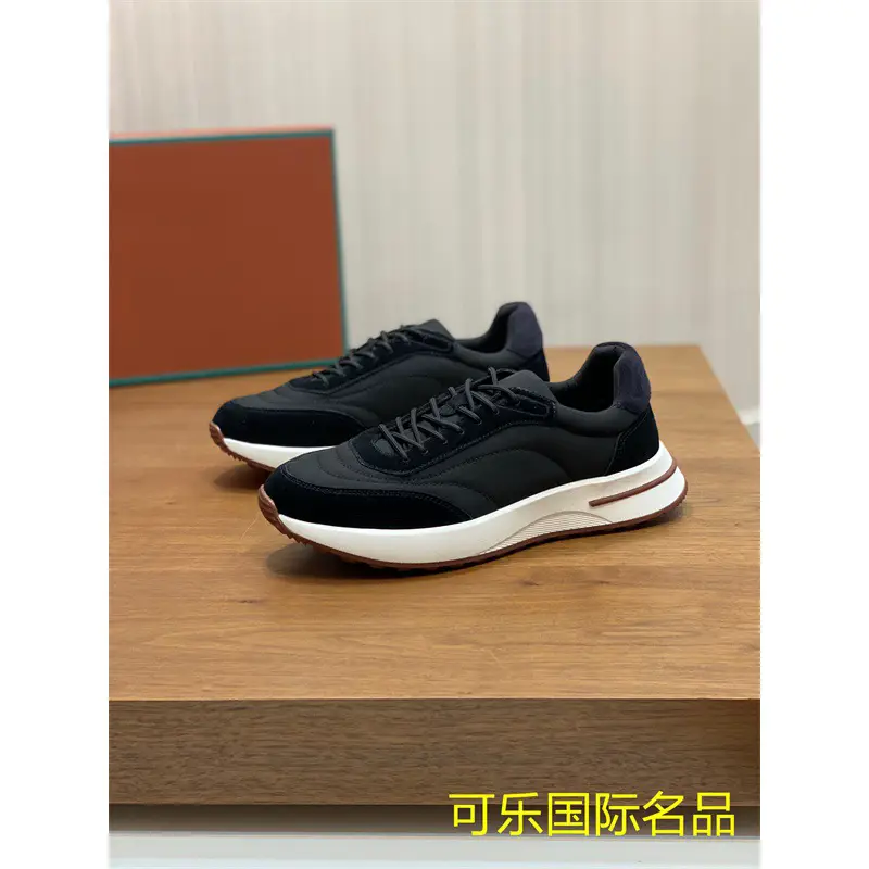 Spring and Autumn New Top Layer Anti-wool Cowhide Men's Knitted Casual Sneakers Lightweight Comfortable Breathable Walking Jogging Shoes