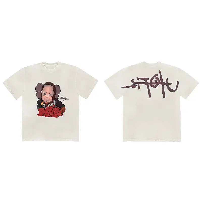 Travis Scott Utopia Utopia Joint Ts Album Peripheral Graffiti Print Loose Short Sleeve T-Shirt