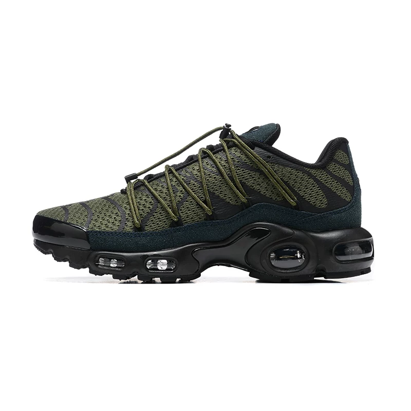 Lizhen's new men's shoes, classic running shoes with straps and air cushion shoes, men's gray black comfortable and trendy new sports shoes