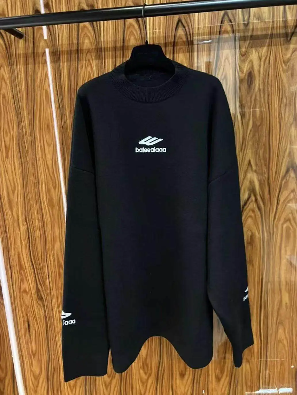 Top of the line version! Paris 3M3B Embroidered Knitted Sweater Men's and Women's Autumn/Winter Skiing Series Warm Hoodie Top Couple