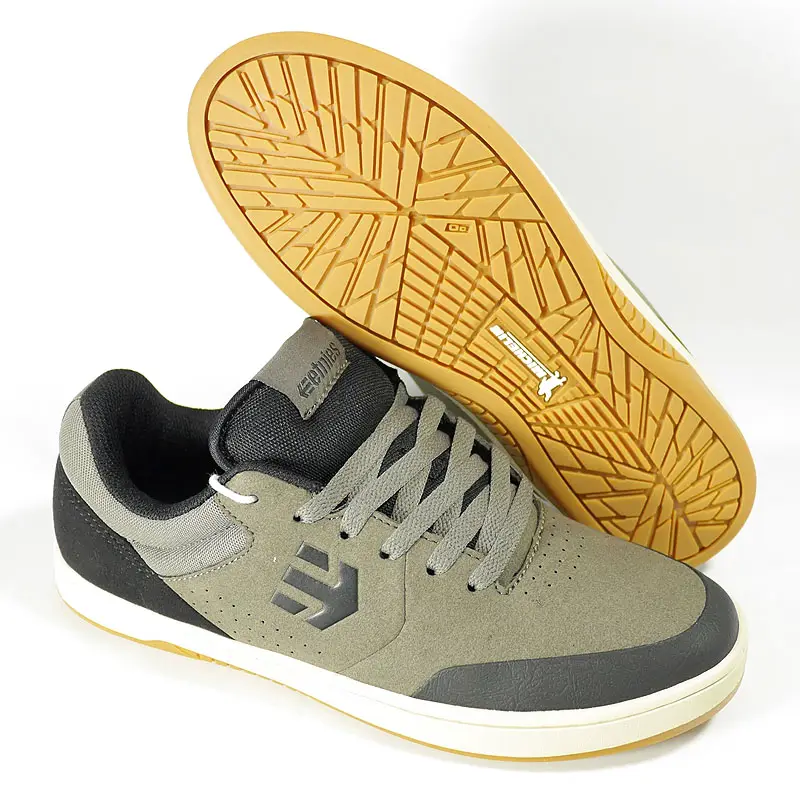 American Etnies Skateboard Shoes Marana Suede Abrasion Resistant Flats Shock-Absorbing Michelin-Scc Skateboard