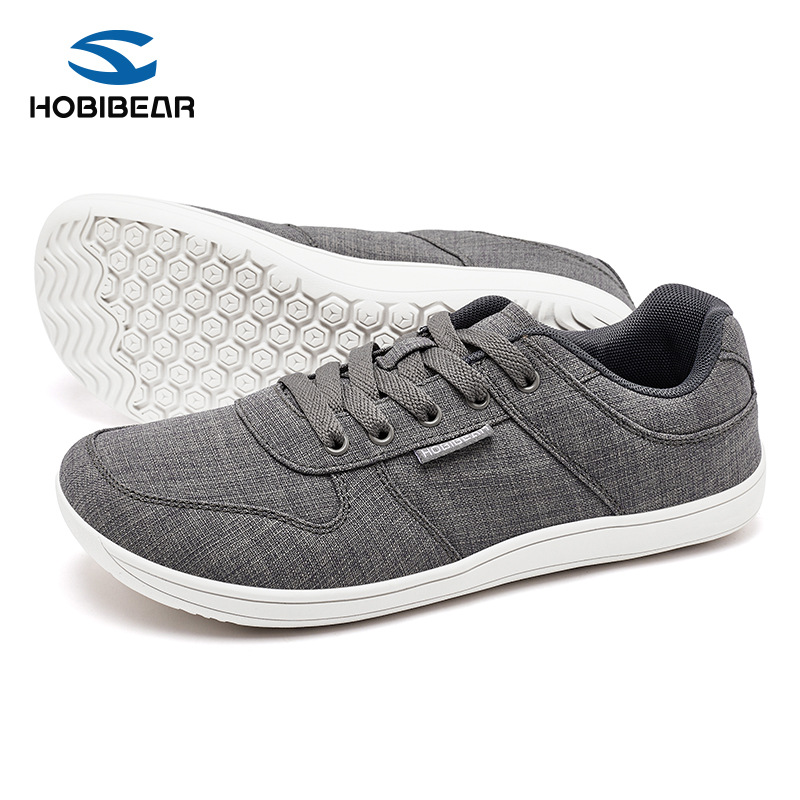 Hobibear Wide-Toe Shoes Spring and Autum Men's Shoes Low-Top Large-Toe Shoes Sports Shoes Upper Casual Shoes Factory Direct Sales