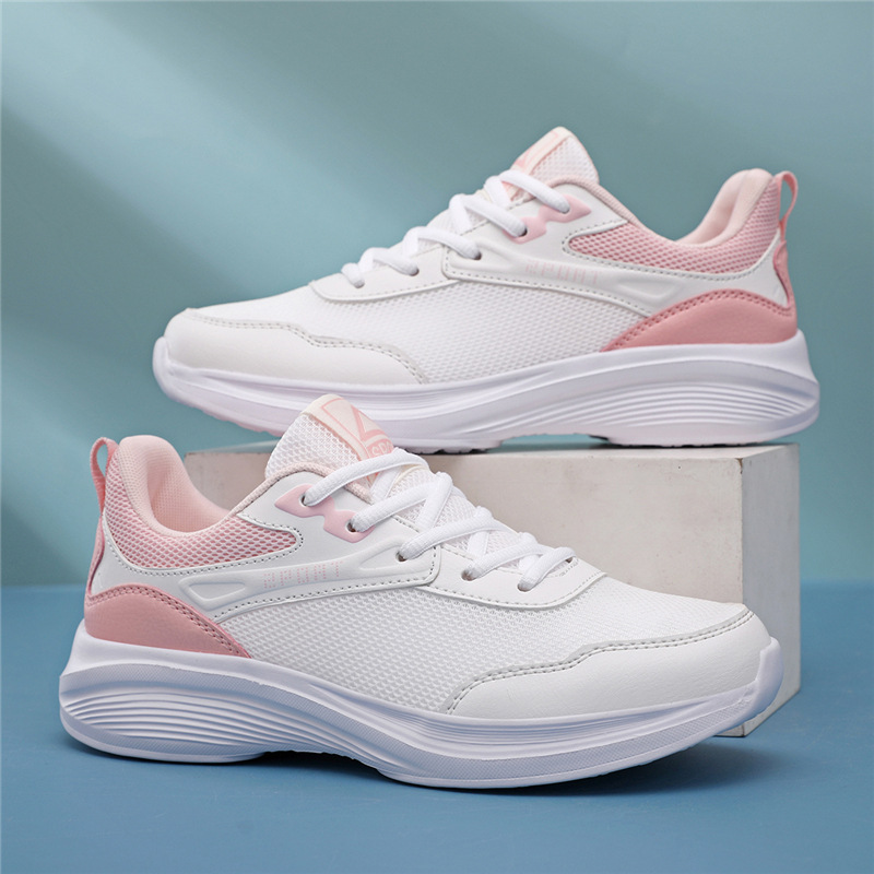 Junior high school entrance examination sports special shoes women's ultra-light shock-absorbing running shoes mesh breathable lightweight junior high school girls sneaker