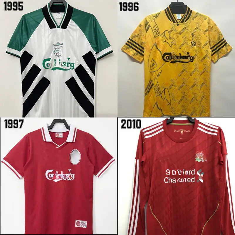 Vintage jersey Liverpool soccer jersey tops Thai sports t-shirt classic home away fans