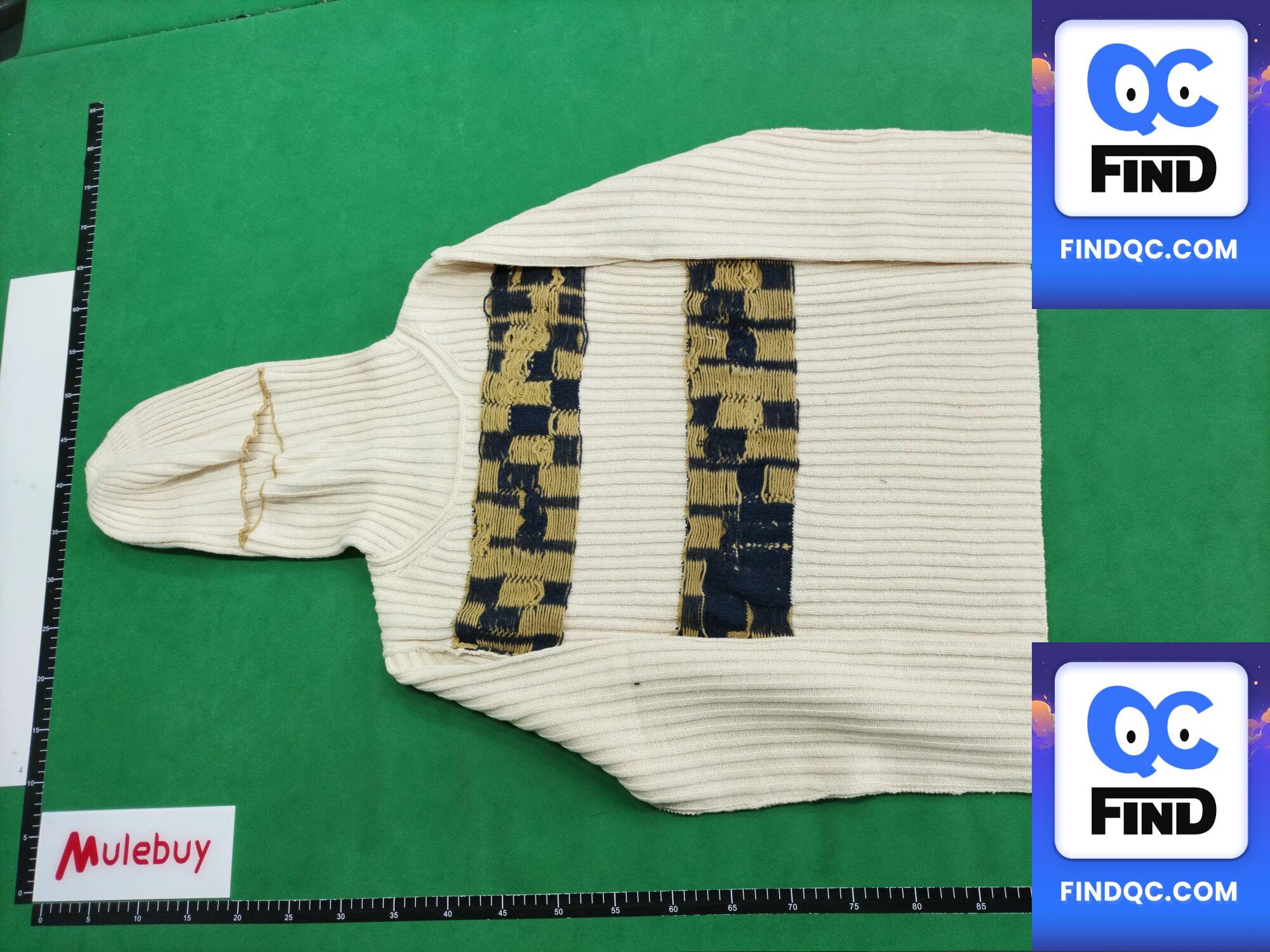 [Winter Look] Ck205 Mask Sweater Raf Simons Wool Blend Hooded Look Knitwear QC