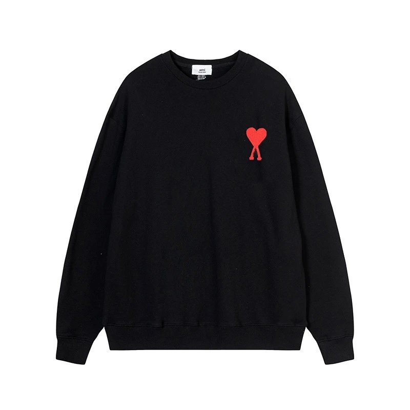 Ami Paris Ami de Coeur Sweatshirt QC 写真 WEIDIAN Qualit.ly