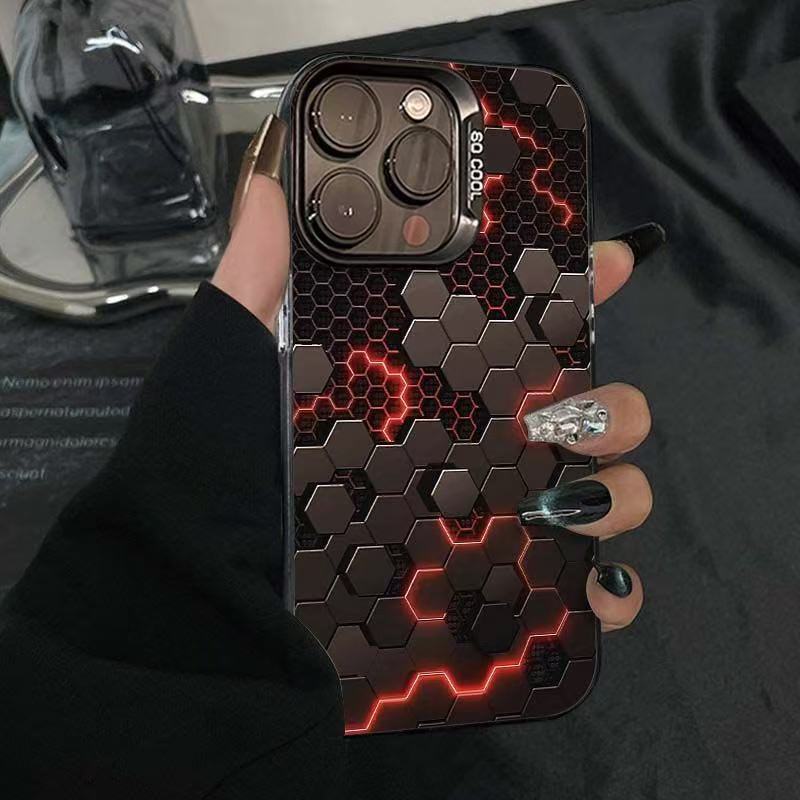 Laser Machinery Suitable for Apple 16 Promax Mobile Phone Case Personalized Vitality Case iPhone 15/14/13 European and American 12