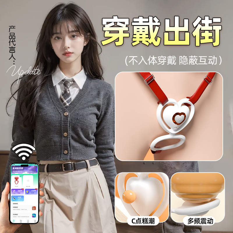 Jiuai App Wearable Vibrating Egg Vibrator for Women, Remote Control Couple Vibrator, Adult Products