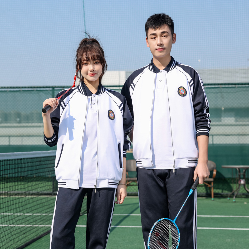 School uniform factory wholesale primary and secondary school students' spring sportswear suit kindergarten Garden clothes class clothes spring and autumn fashion