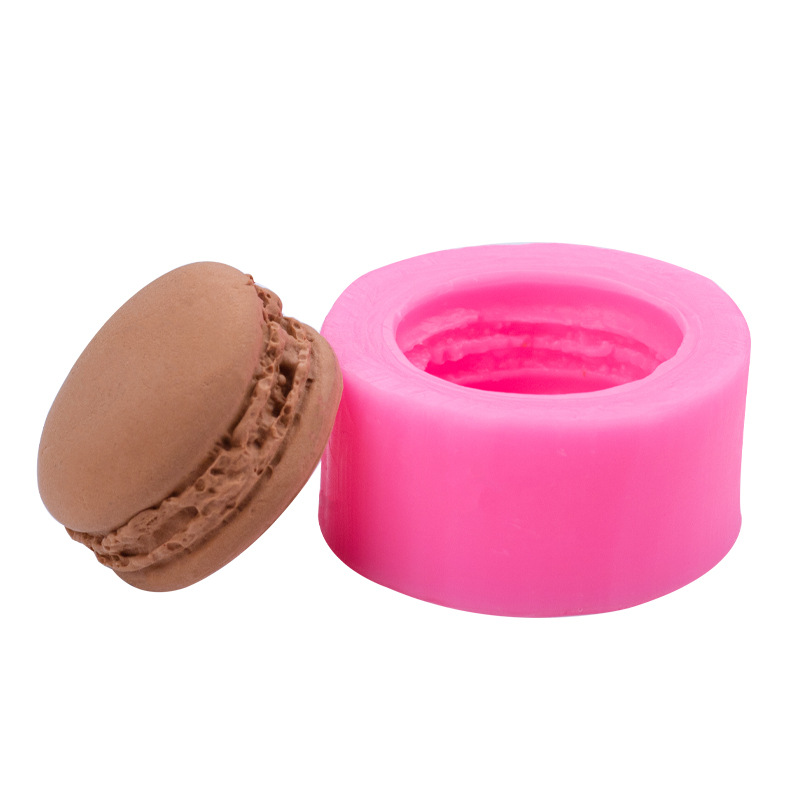 Macaroon silicone mold handmade soap mold DIY soap soap mold aromatherapy candle mold