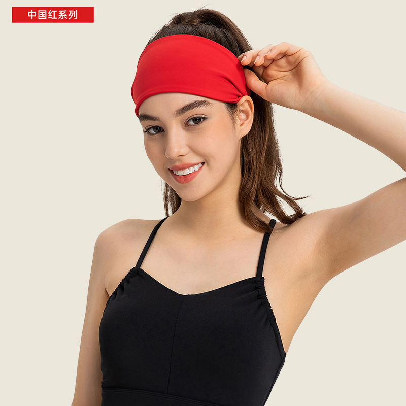 Evrlue New Product Double 6 Zero-Sense High Elastic Breathable Yoga Fitness Sports Headband Sports Headscarf for Women Daw035