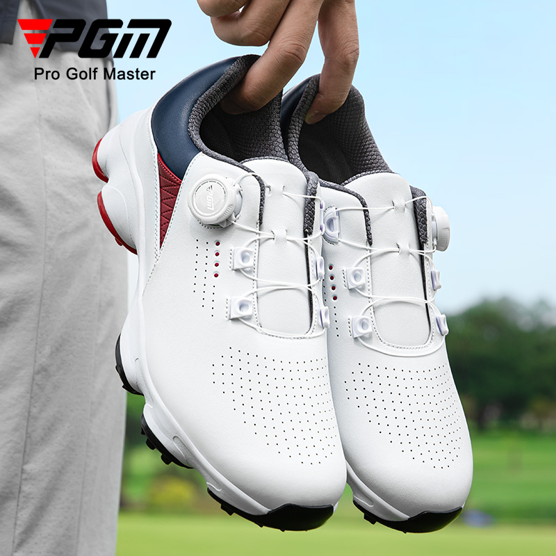 Pgm Golf Shoes Men's Shoes Summer Casual Sports Shoes Shock-Absorbing Midsole Knob Laces Non-Slip Breathable Shoes