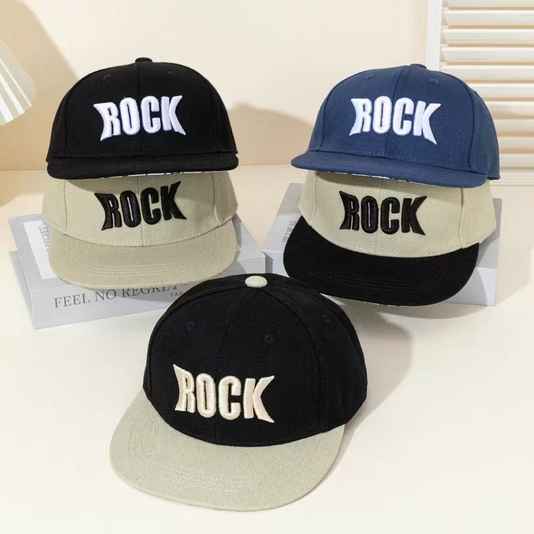 Street Outdoor Hip-Hop Cartoon Flat-Brim Hat Korean Version Spring and Summer Baseball Cap Cross-Border Performance Letter Casual Trendy