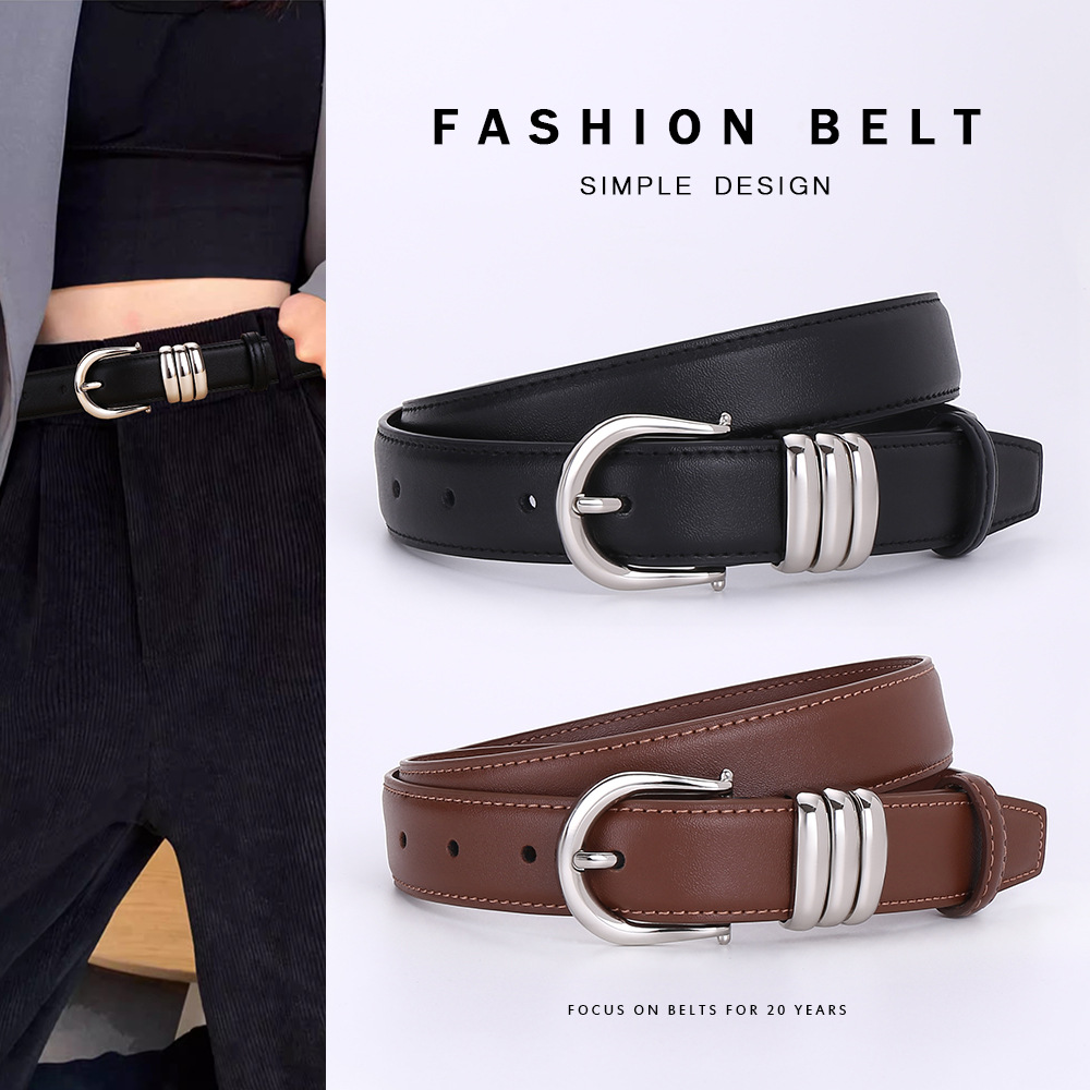 European and American fashion ladies belt jeans belt casual simple women's belt Korean dress decoration wholesale