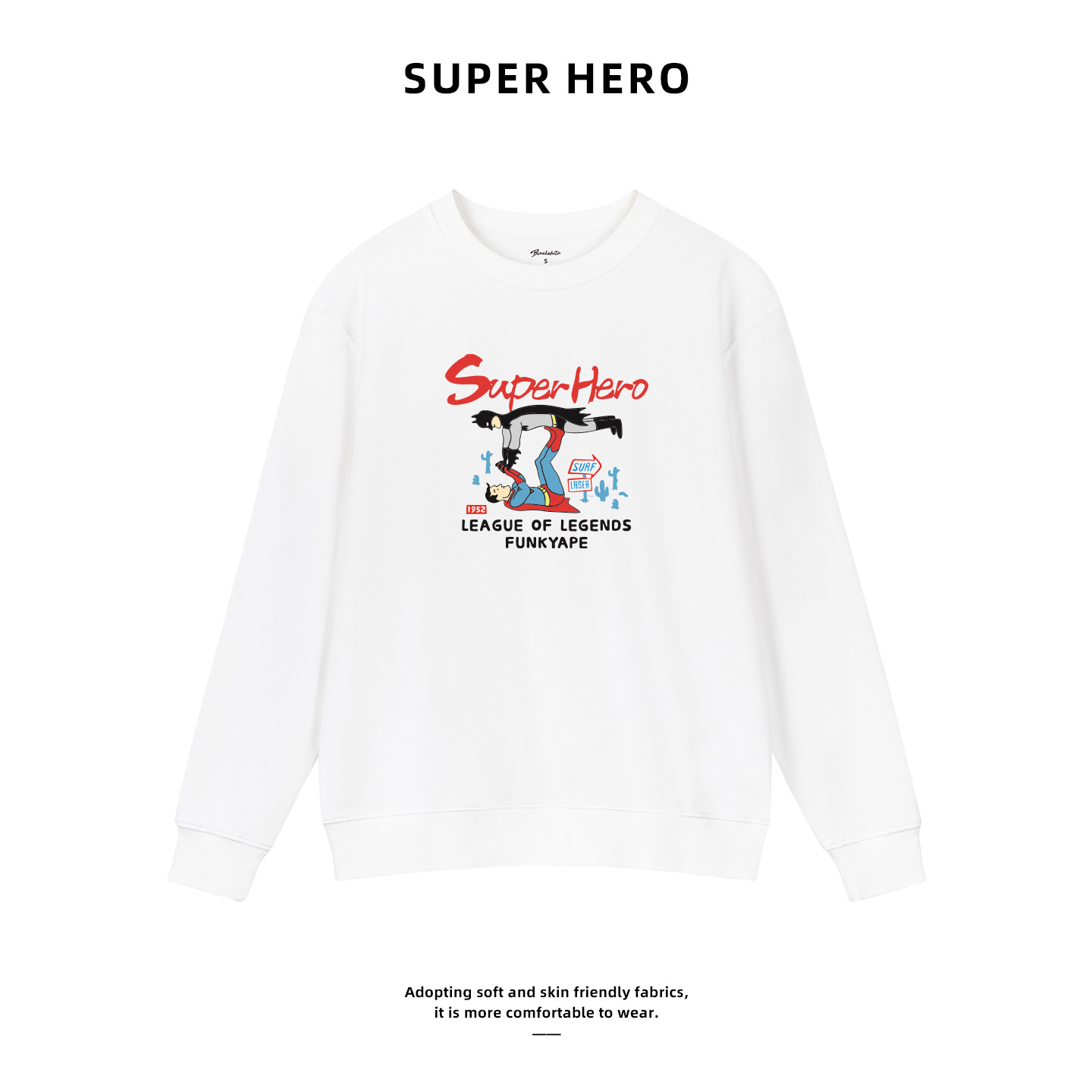 Wholesale Supply of Couple's Style Printed Sweatshirts, High Weight, High Cotton Content Fabric, Non-Shrinking, Lazy Style, Live Broadcast Wholesale 32