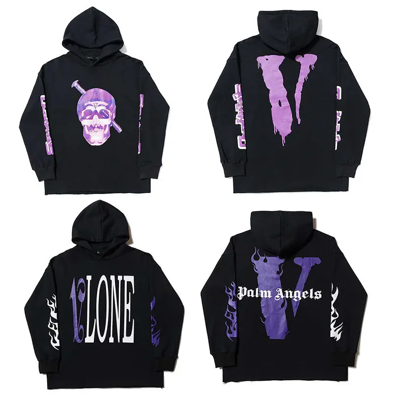 Foreign Trade Sweatshirt Men's Limited Joint Big V Jacket Female Couple Hooded Fujiwara Hiroshi Friend Wang Yibo