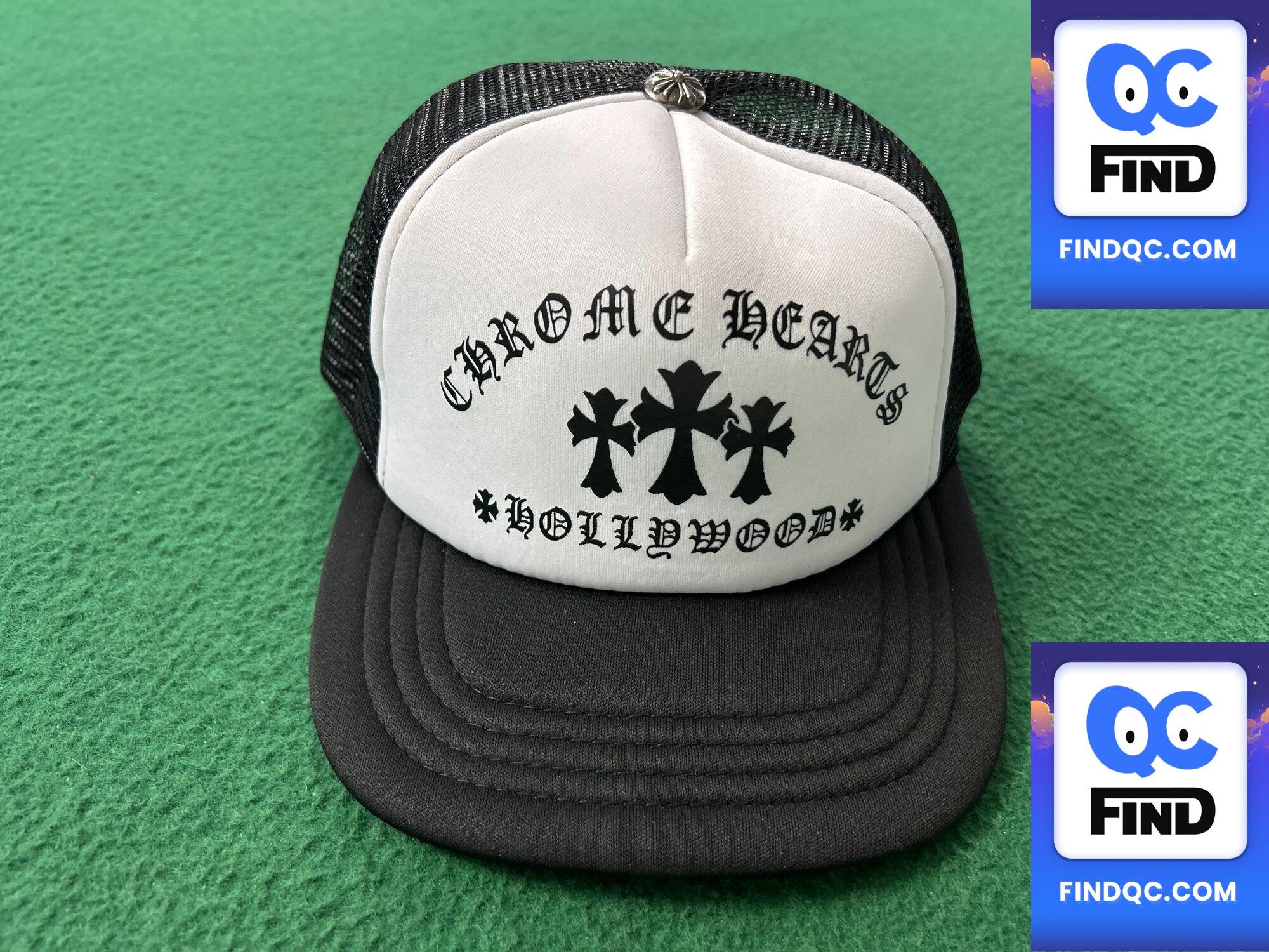 Chrome Hearts Hollywood Trucker Hat — QC-foto 2