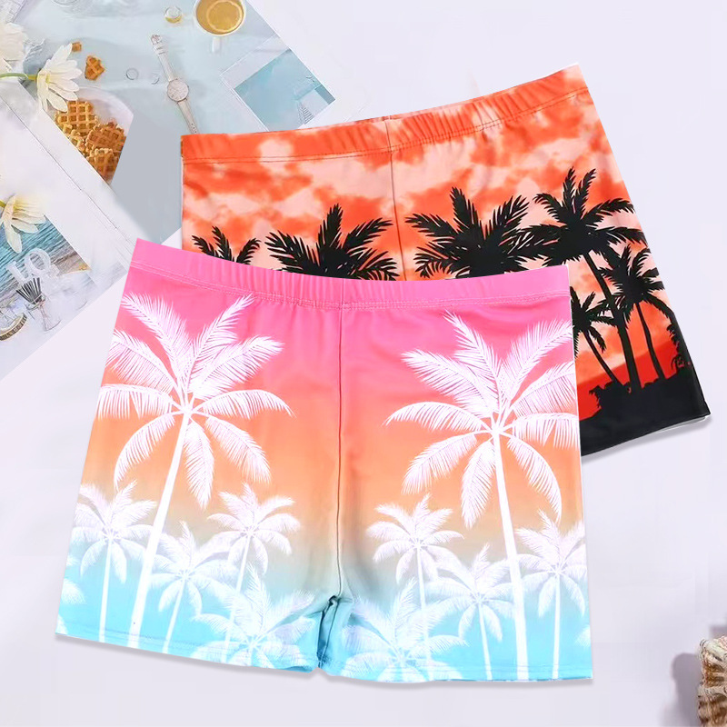 Teenagers men's swimming trunks 2025 new quick-drying anti-embarrassment swimming cap swimming goggles suit professional full set of men's swimming trunks