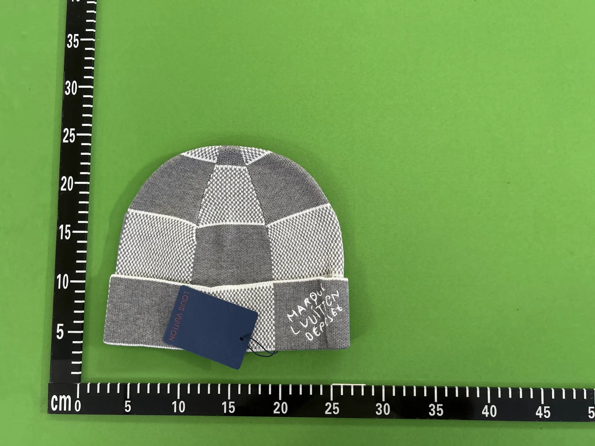 Louis Vuitton Monogram Beanie Grey
