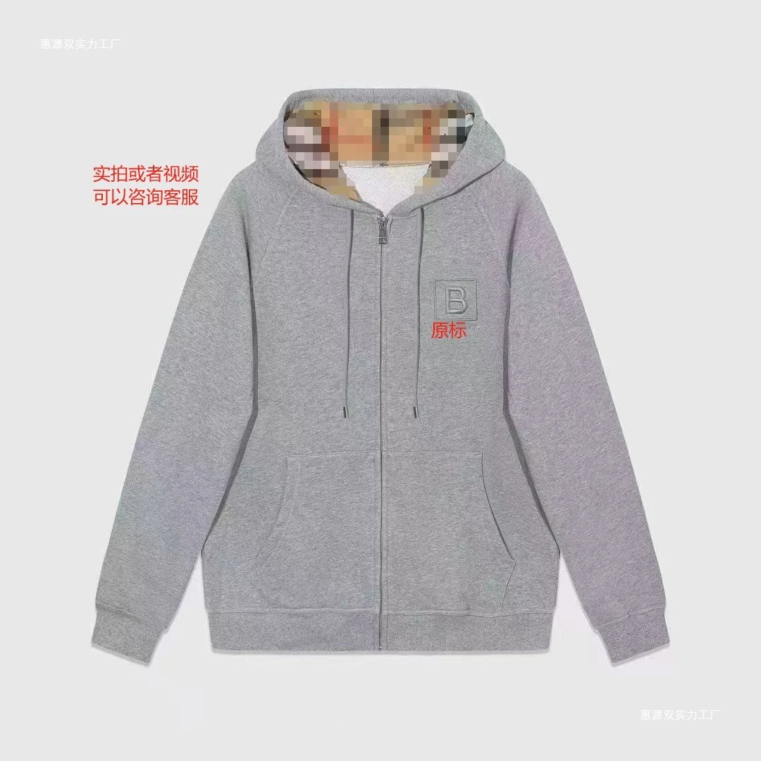 Cross-border hot men and women's plaid zipper long-sleeved fashion brand fashionable all-match plaid spring and autumn casual all-match 568