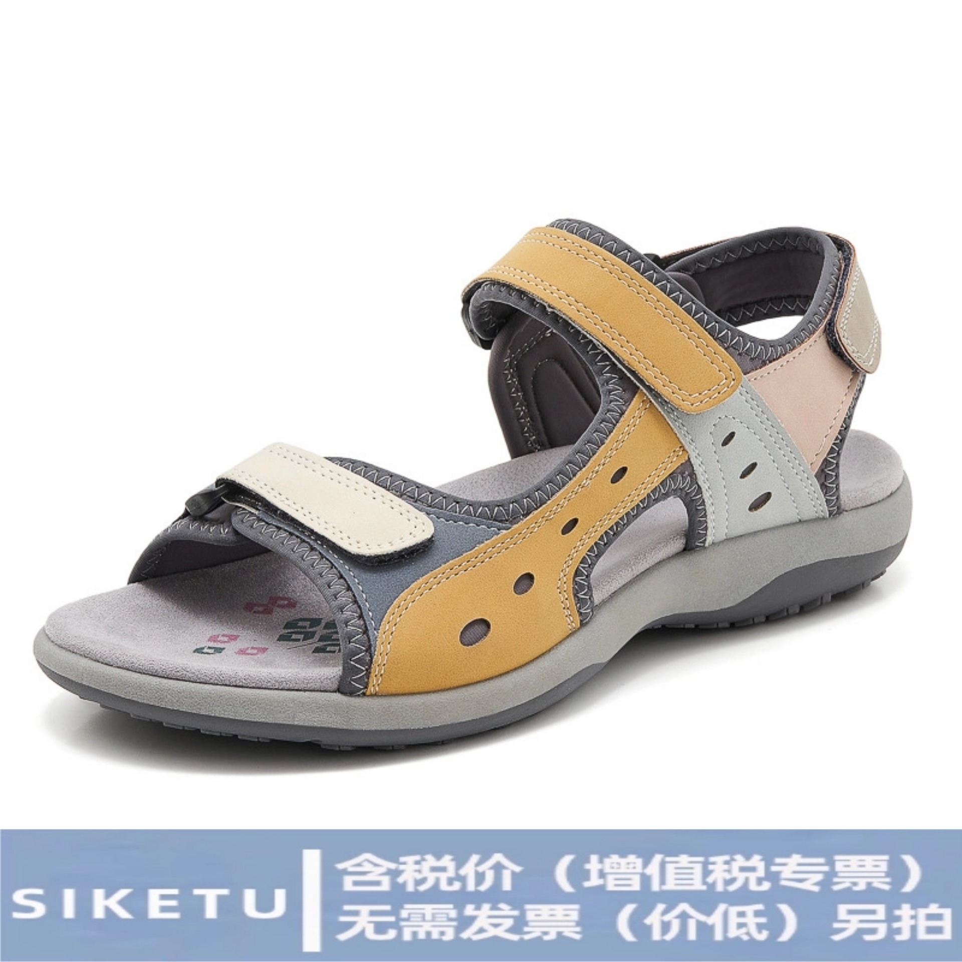 [Sold Out, No Restock] K6357-12 New Model 2025 Export Women's Shoes, Sporty Sandals, Comfortable, Wear-Resistant, Flat Sole