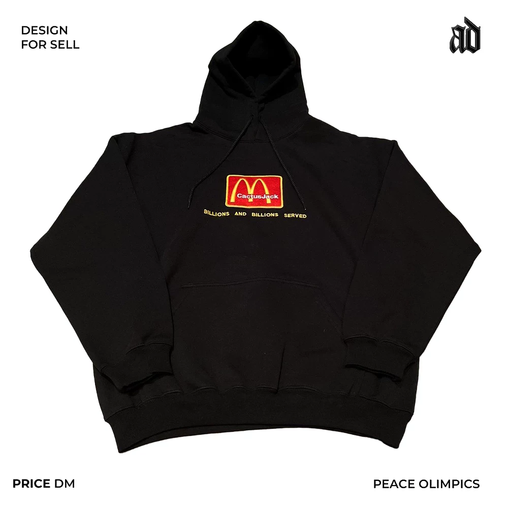 Heavy feeling! American heavyweight! Small and trendy brand creative casual design sense, plus size loose and trendy hooded sweatshirt