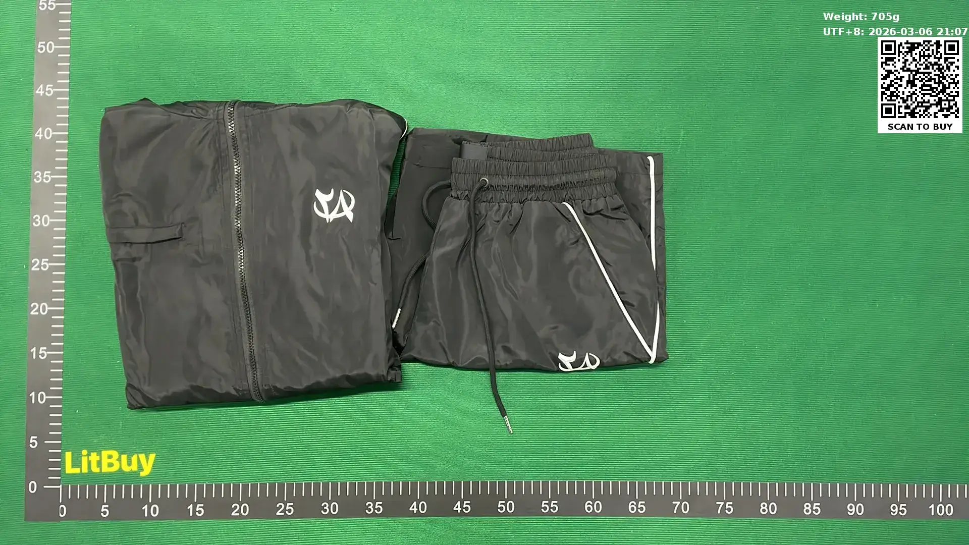 ty8长袖短裤梭织套装