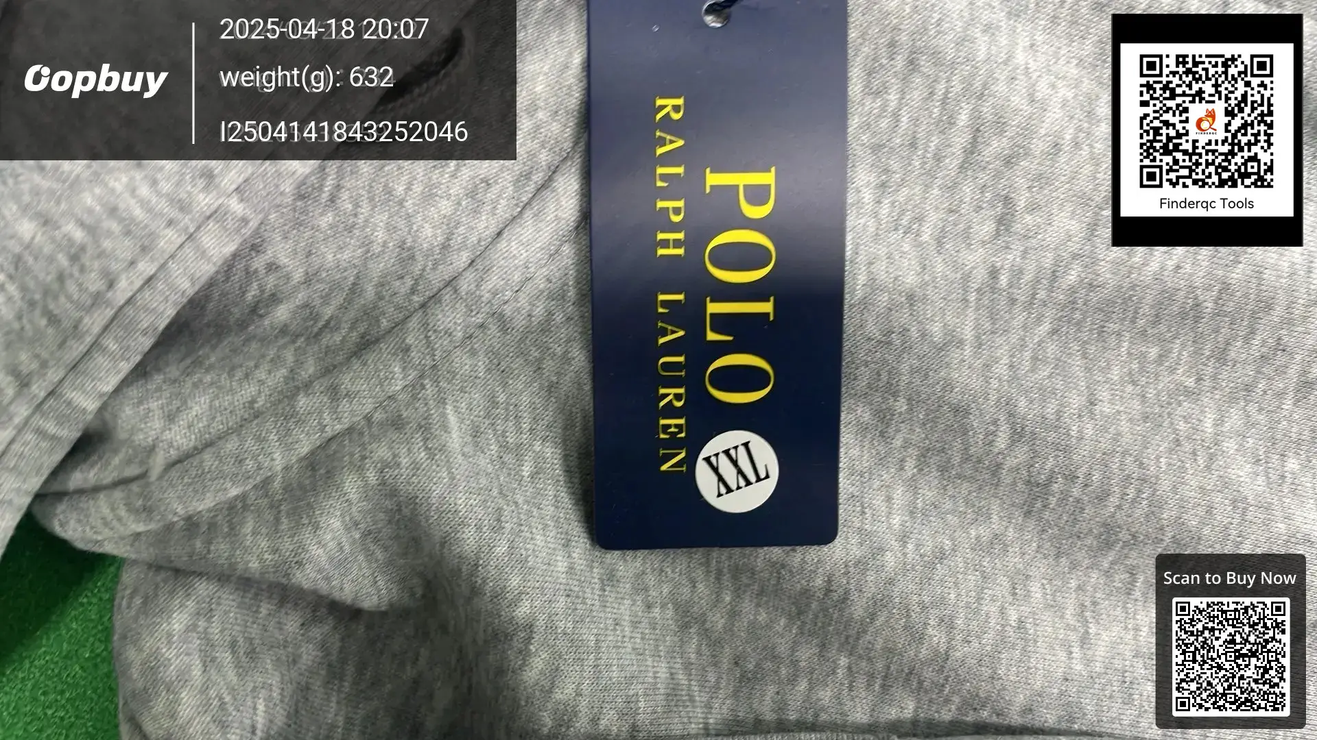 Polo Ralph Lauren Grey XXL T-Shirt