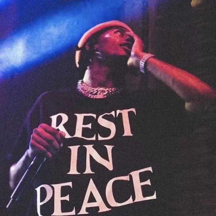yboi Carti Die Lit Tour RIP Tee L嘻哈说唱短袖T恤圆领男女同款