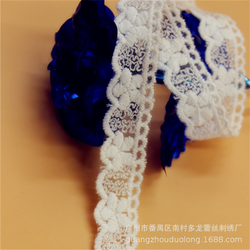 V2829/1143668 Four Seasons Plum Blossom DIY Lace Clothing Home Textile Accessories Mesh Embroidery Width 2cm