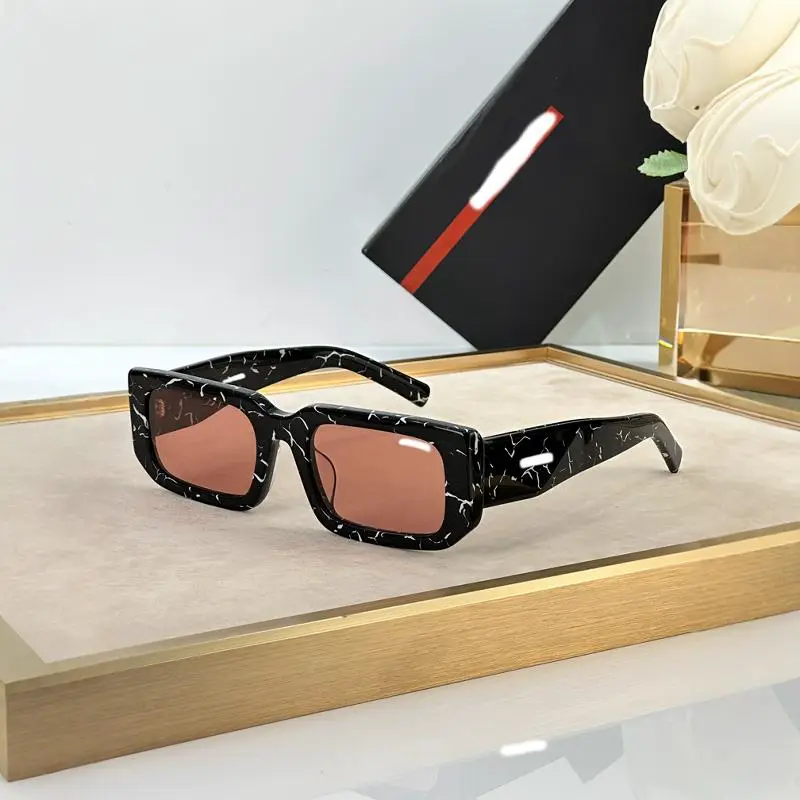 2025 Models Fashion Classy Men's and Women's Square Frame Cool Easiest for match Sunglasses European Station Celebrity with Wide Legs for Driving
