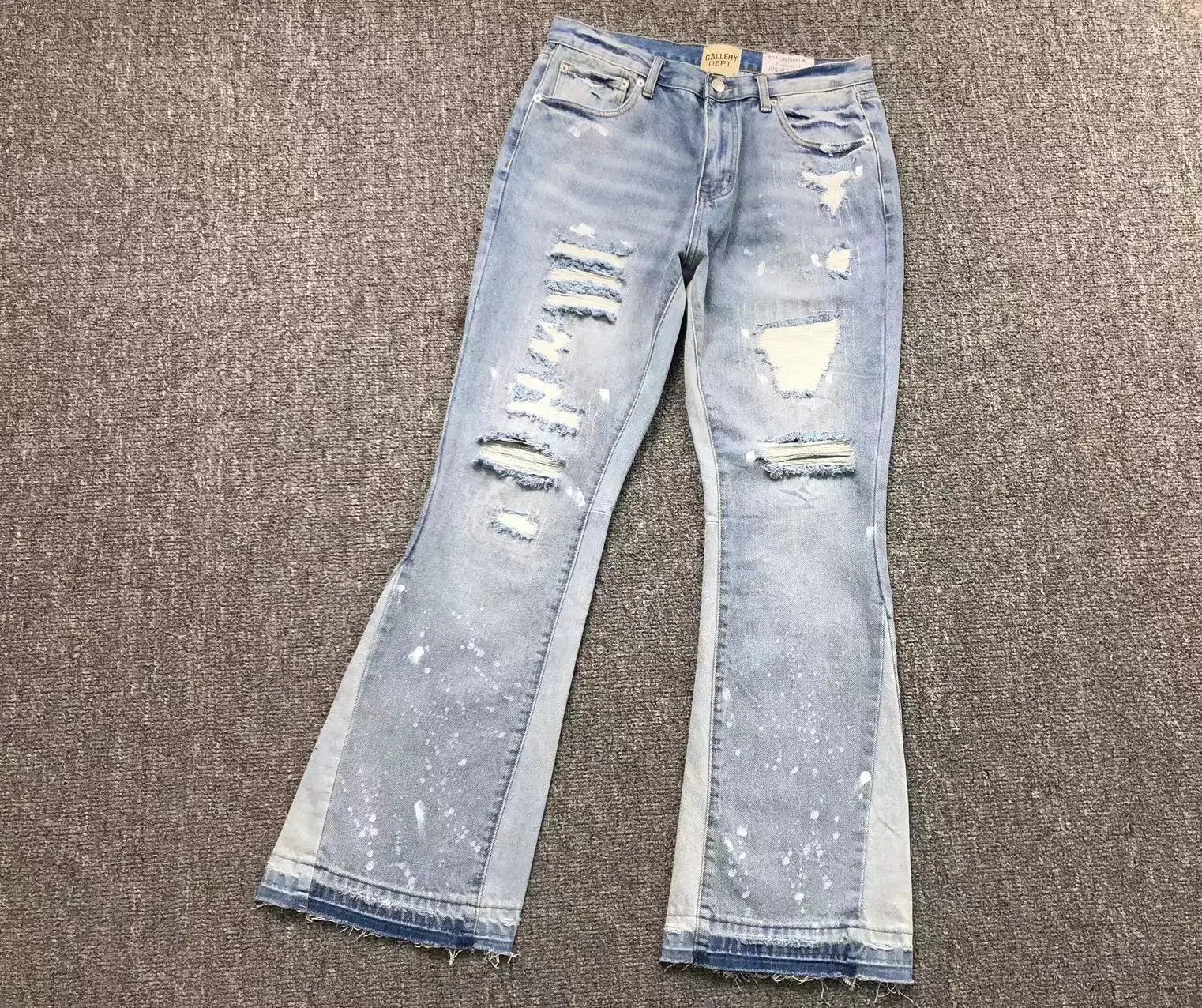 RNC-21 high quality new trend ink splash jeans (non-quality problems, non-refundable and non-exchangeable)