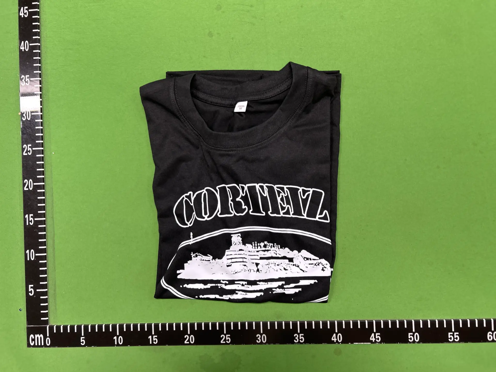 Corteiz American Street Fashion Brand Alcatraz Sailing Top T-shirt Men's and Women's Fashion Loose Round Neck Retro Short Sleeve
