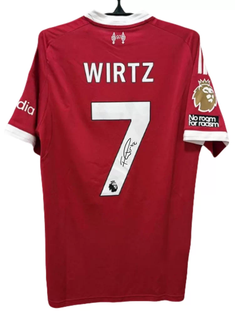 25-26Lfc Weirz Signed Jersey Short-Sleeved Football Uniform Birthday Gift