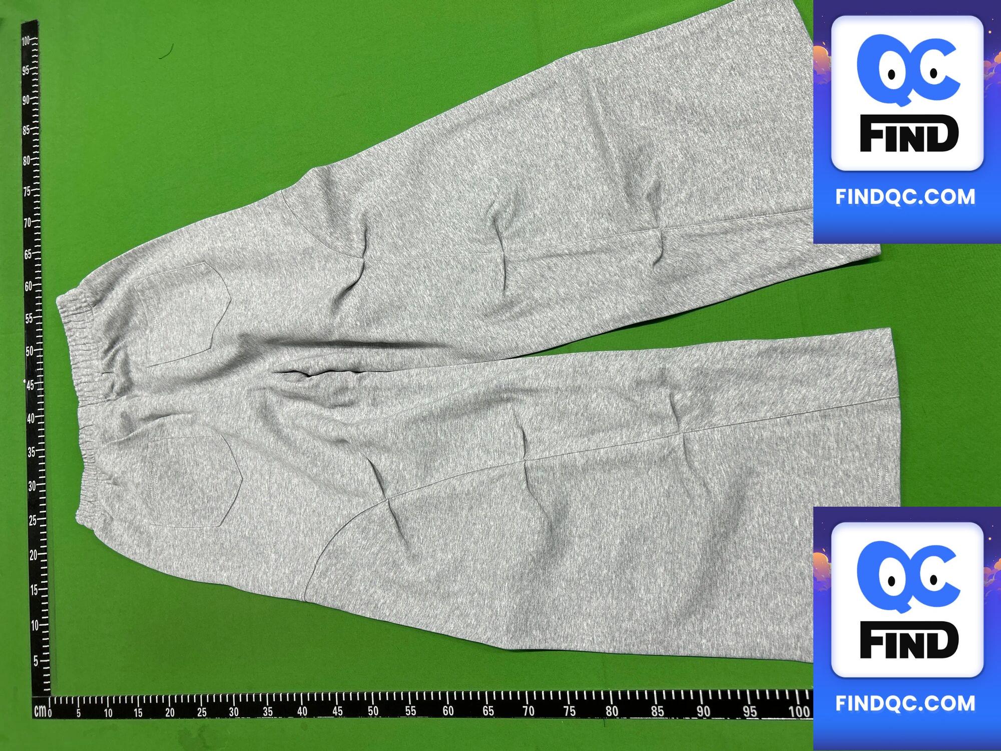 MIJKO Men's Wear Women's High Street Sports Trousers Design Sense Pleated Crease Men's and Women's Wide Foot Casual Pants QC