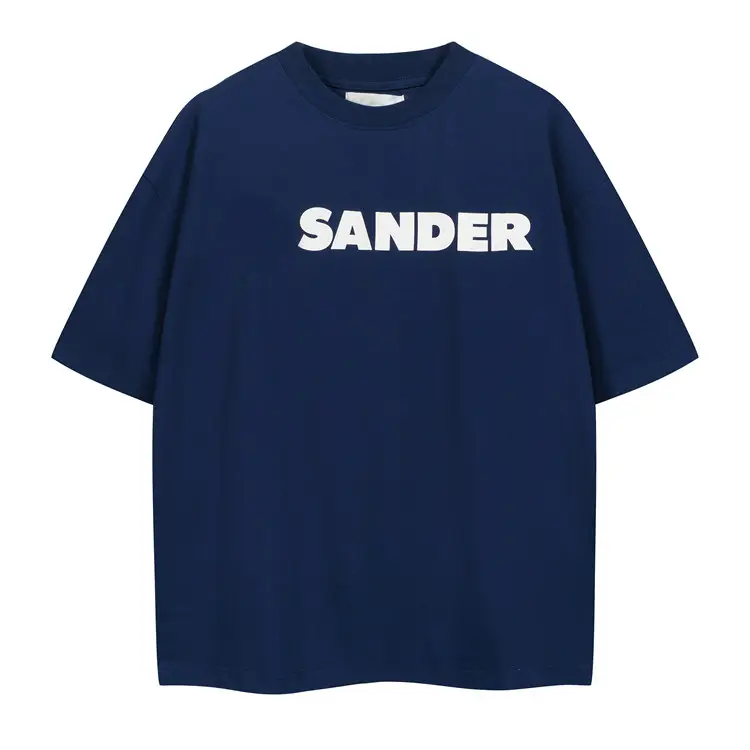 Minimalist Letter Print Short-Sleeved T-Shirt J9890