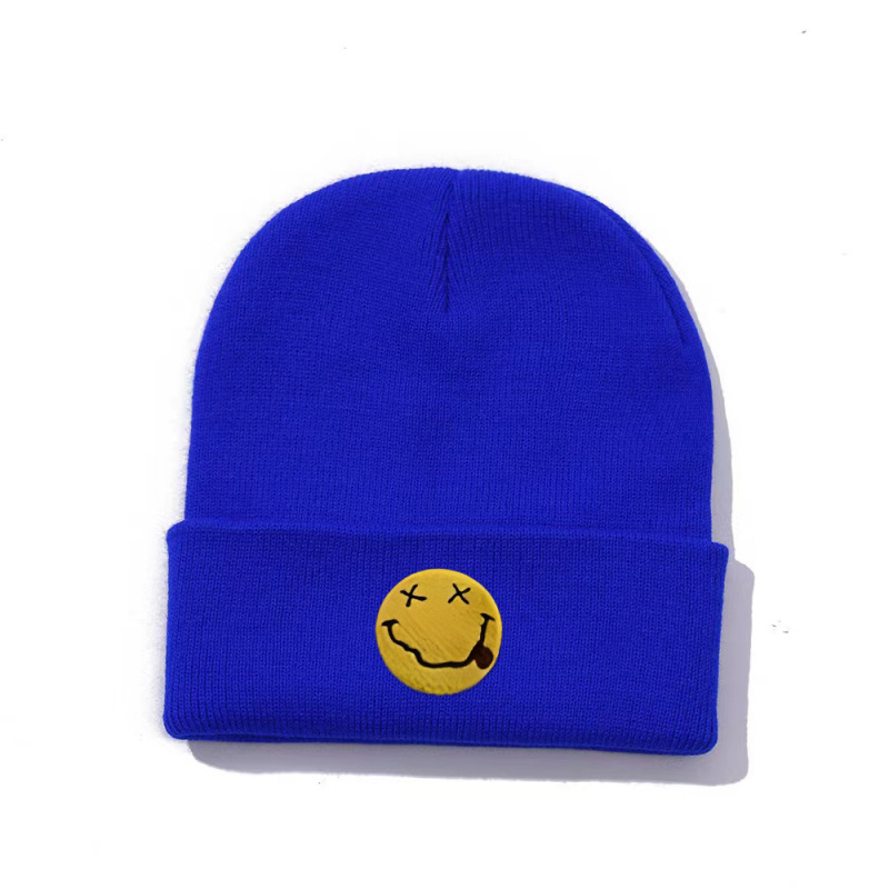 Cross-border New Amazon Embroidered Knitted Hat Autumn and Winter Outdoor Men's and Women's All-match Pullover Hat Warm Wool Hat