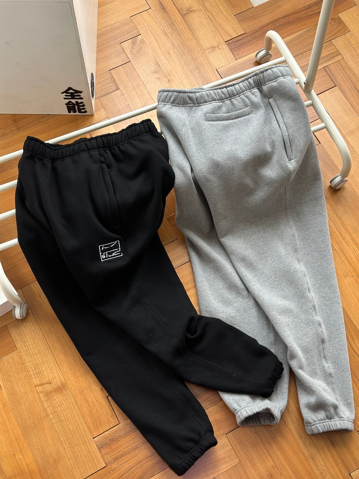 Cross-Border Supply Ni X Stu Collaboration Unisex Autumn and Winter Loose Fleece Casual Solid Color Sweatpants Long Pants Couple Versatile QC-foto från 1688 på Qualit.ly