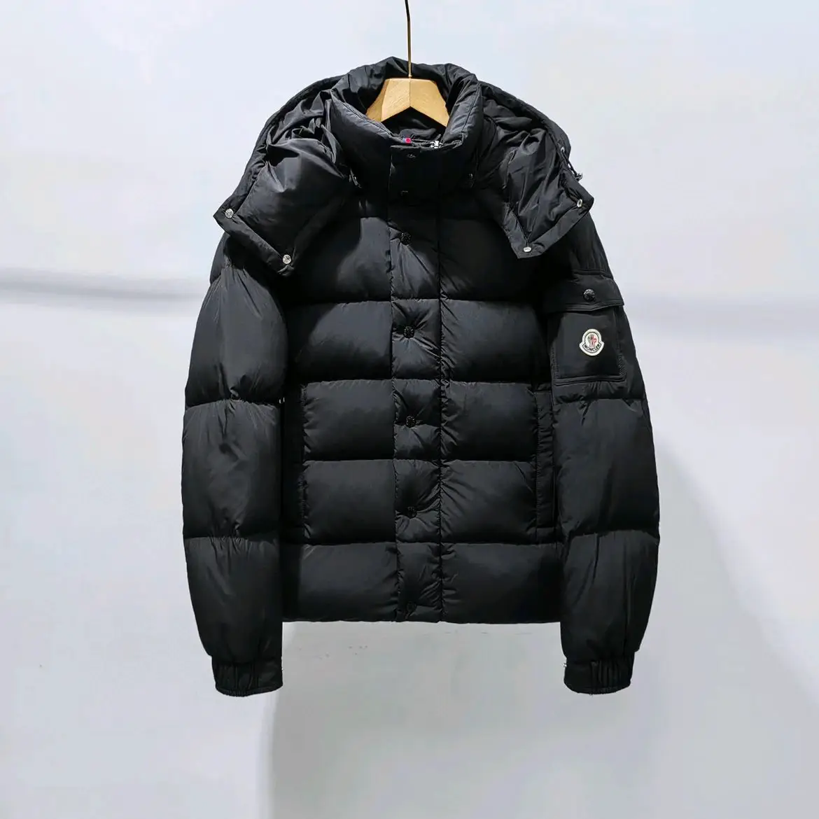 down-filled garment