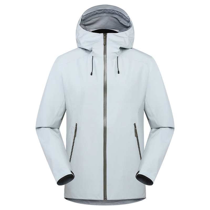 New Style Charge Clothes Couple Outdoor Hard Shell Waterproof and Dustproof Ultra Light Full Pressure Glue Sports Mountaineering Suit Four Seasons Trendy Coat