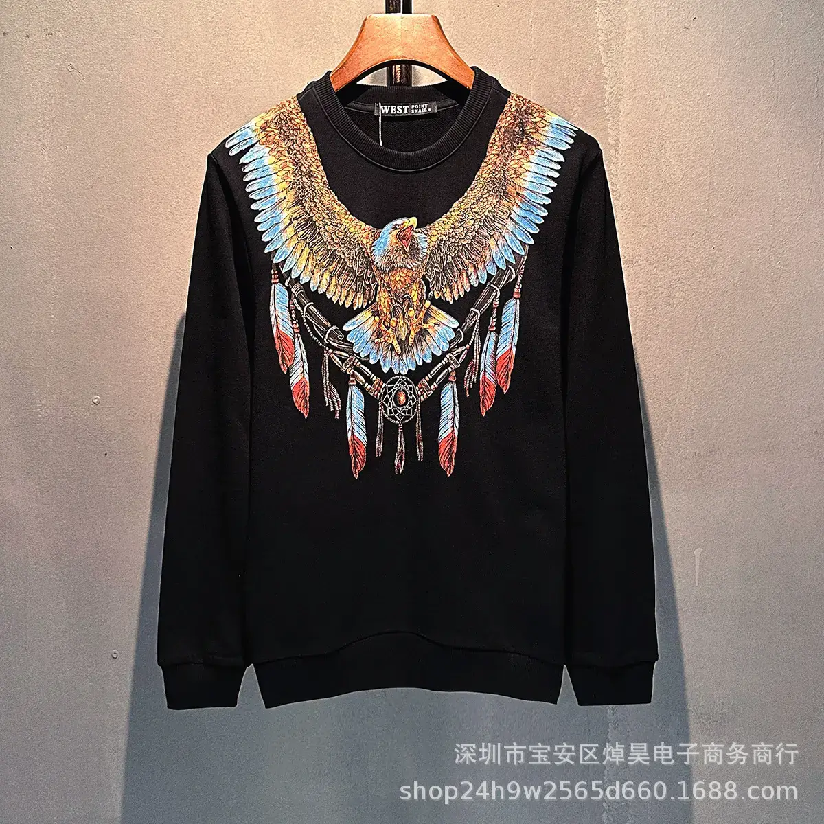Hot-Selling Popular 3D Digital Printed Round-Neck Long-Sleeve Casual Design Sweatshirt for Men and Women