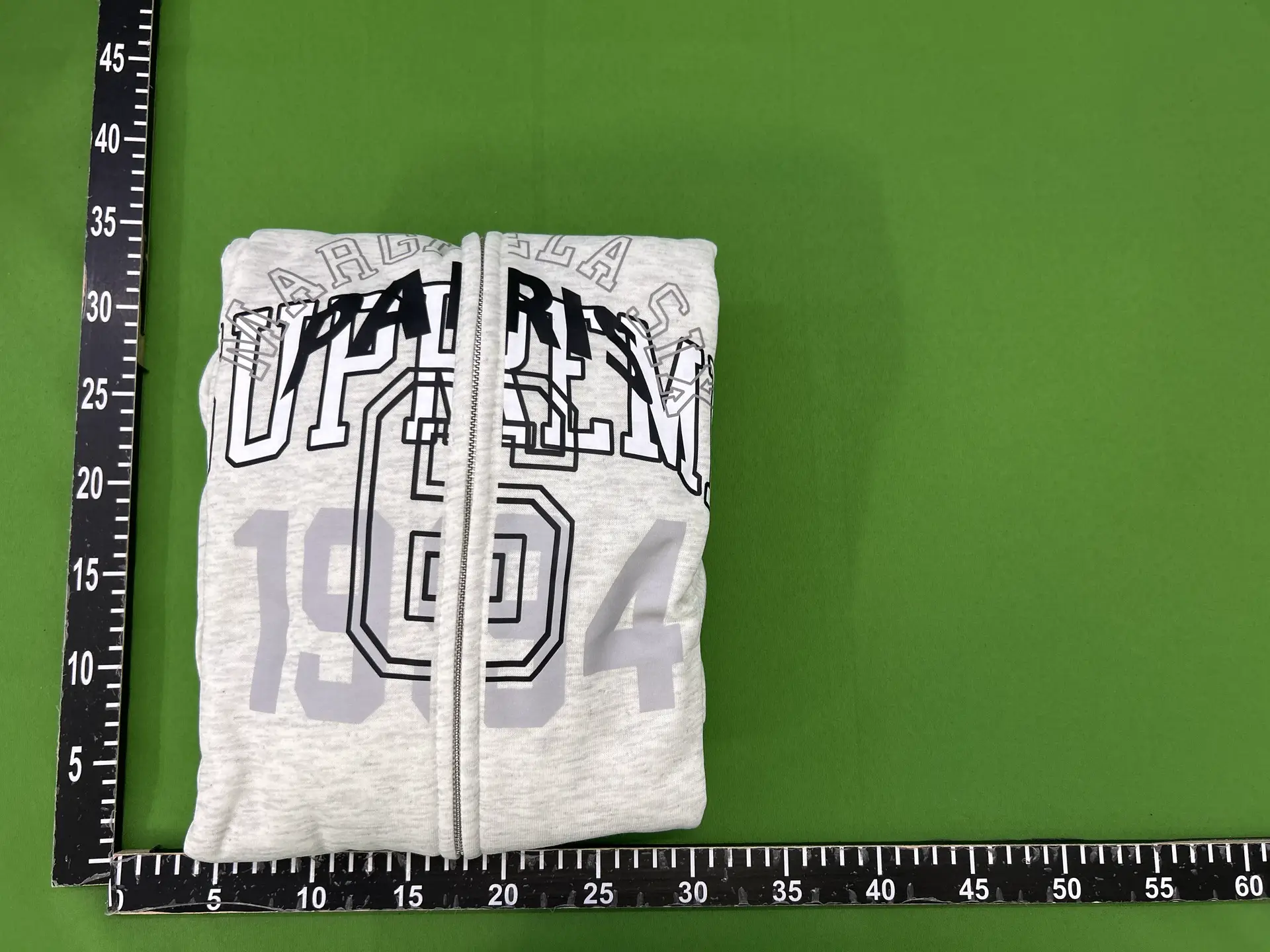 UPPER DECK 1994 Zip Hoodie Light Grey